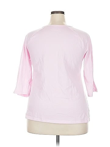 Hanes 3/4 Sleeve T-Shirt (view 2)