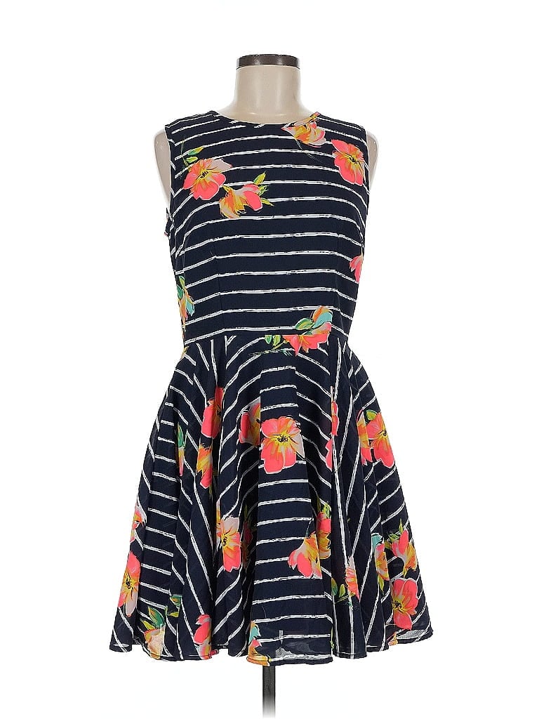 Pre-owned Maison Jules Casual Dress In Blue