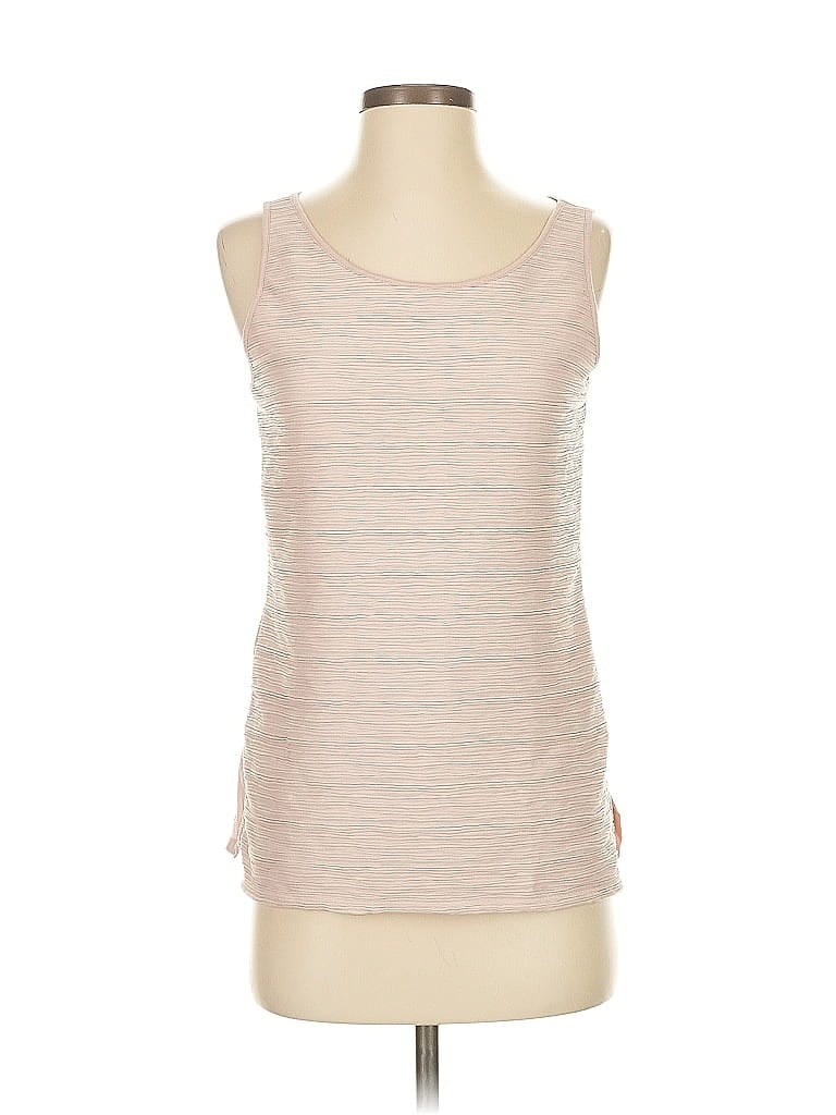 Pre-owned Ann Taylor Factory Tank Top Tan Strapless Neckline Tops In Brown