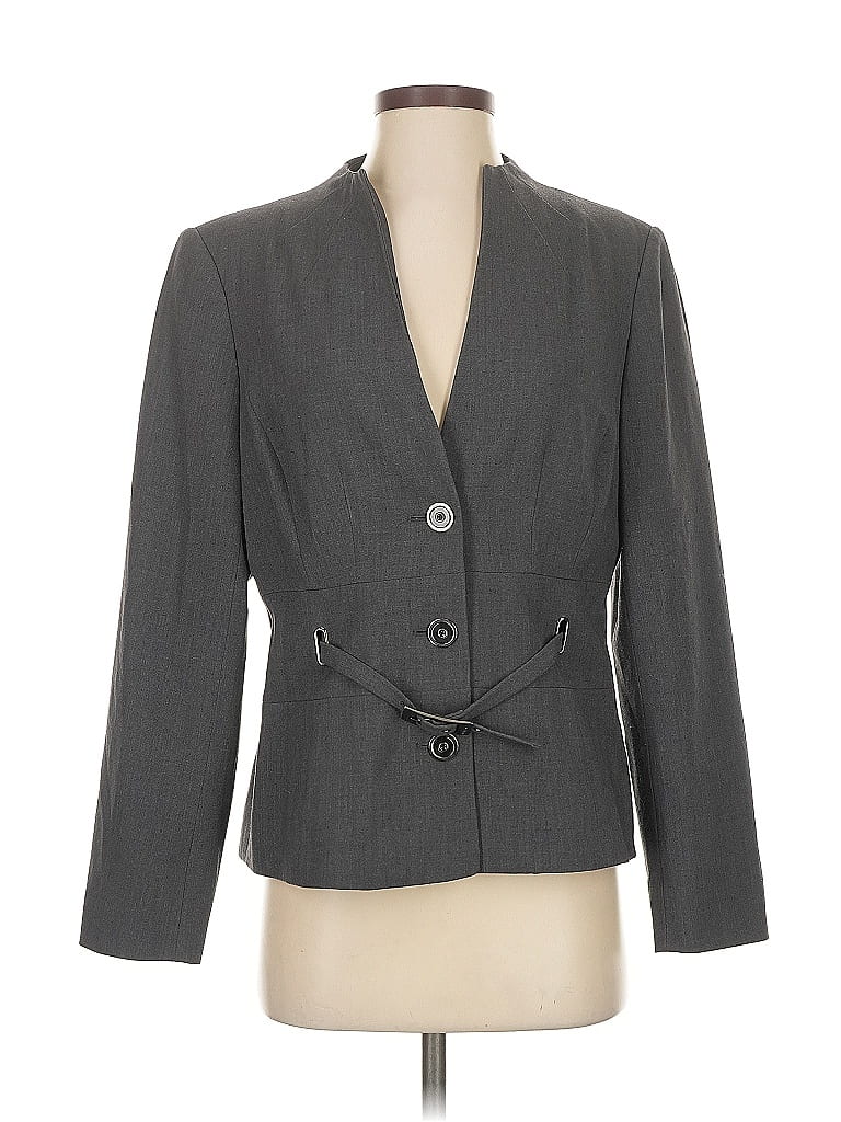 Pre-owned Calvin Klein Blazer Jacket In Gray
