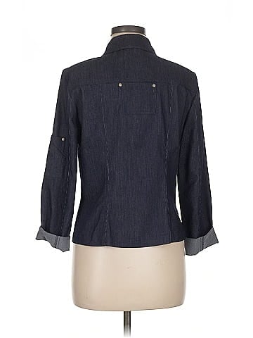 Drama 3/4 Sleeve Button-Down Shirt (view 2)