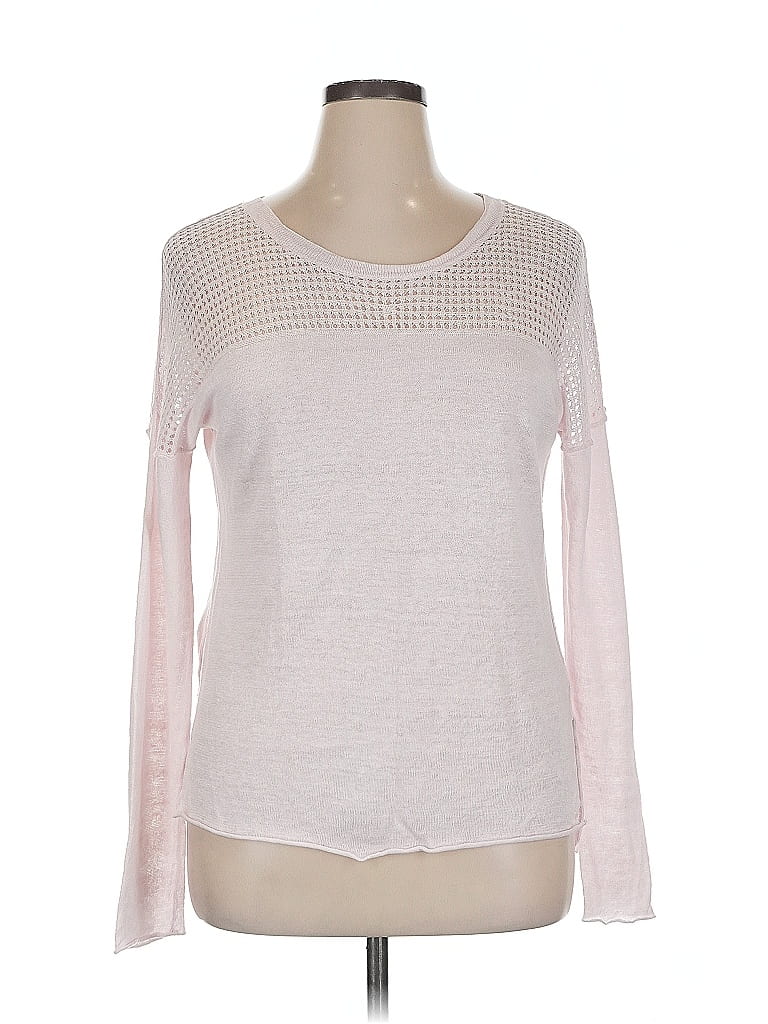 Pre-owned Moon & Meadow Pullover Sweater In Pink