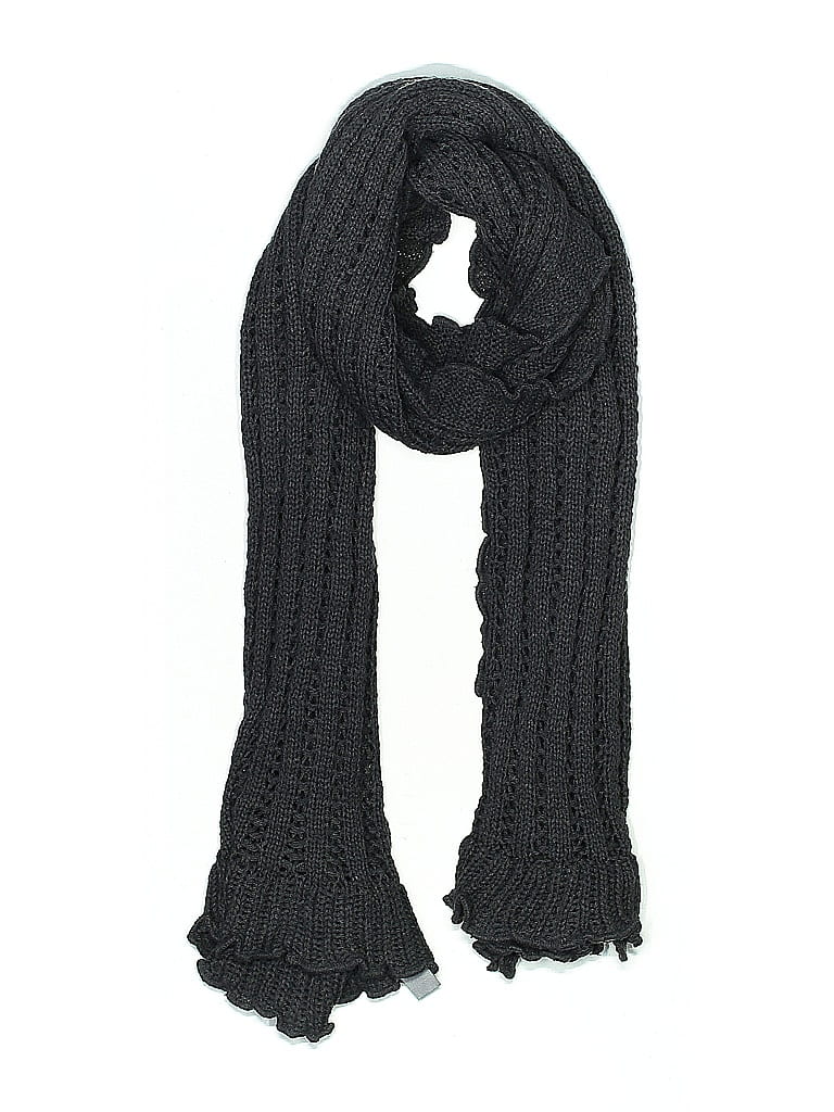 ZARA Pre-owned Scarf In Gray