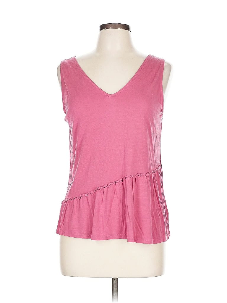 Click to view more detailed imagery on our partner's website Pre-owned Left Coast By Dolan Sleeveless T-shirt In Pink