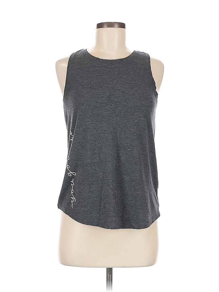 Pre-owned Active By Old Navy Sleeveless T-shirt In Gray