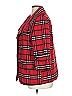 For Cynthia Plaid Red Coat Size XL - photo 4