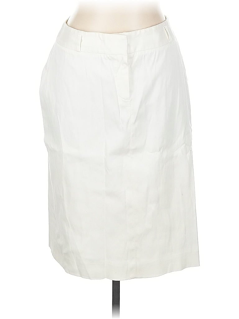 Click to view more detailed imagery on our partner's website Pre-owned Brooks Brothers 346 Formal Skirt In White