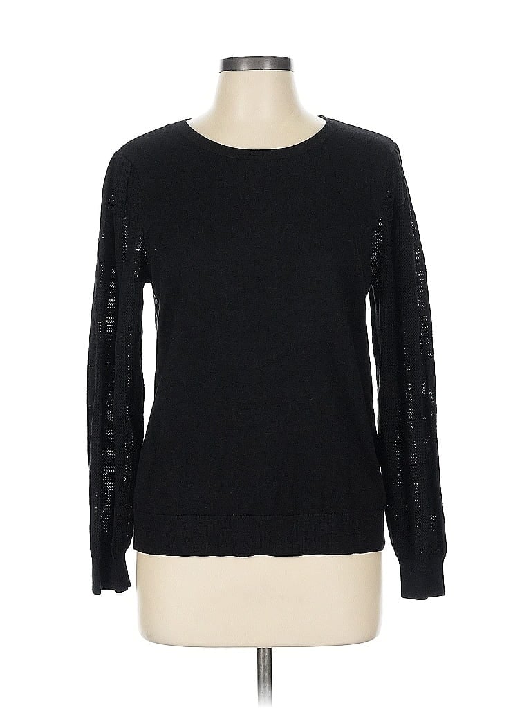 Pre-owned Calvin Klein Pullover Sweater In Black
