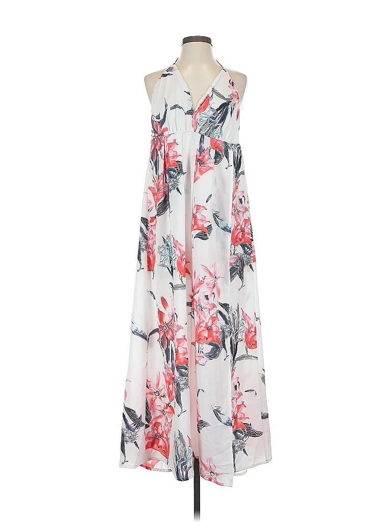 Pre-owned Simplee Casual Dress In Gray