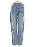 Joie 100% Cotton Hearts Blue Jeans Size 25 waist - photo 1
