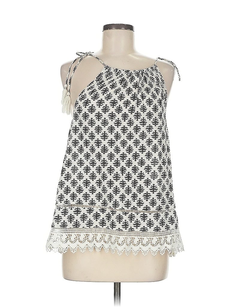 Pre-owned Old Navy Sleeveless Blouse In Silver