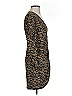 Bardot 100% Polyester Animal Print Gold Cocktail Dress Size XS - photo 4