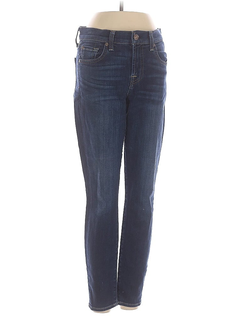 Pre-owned 7 For All Mankind Jeans In Blue