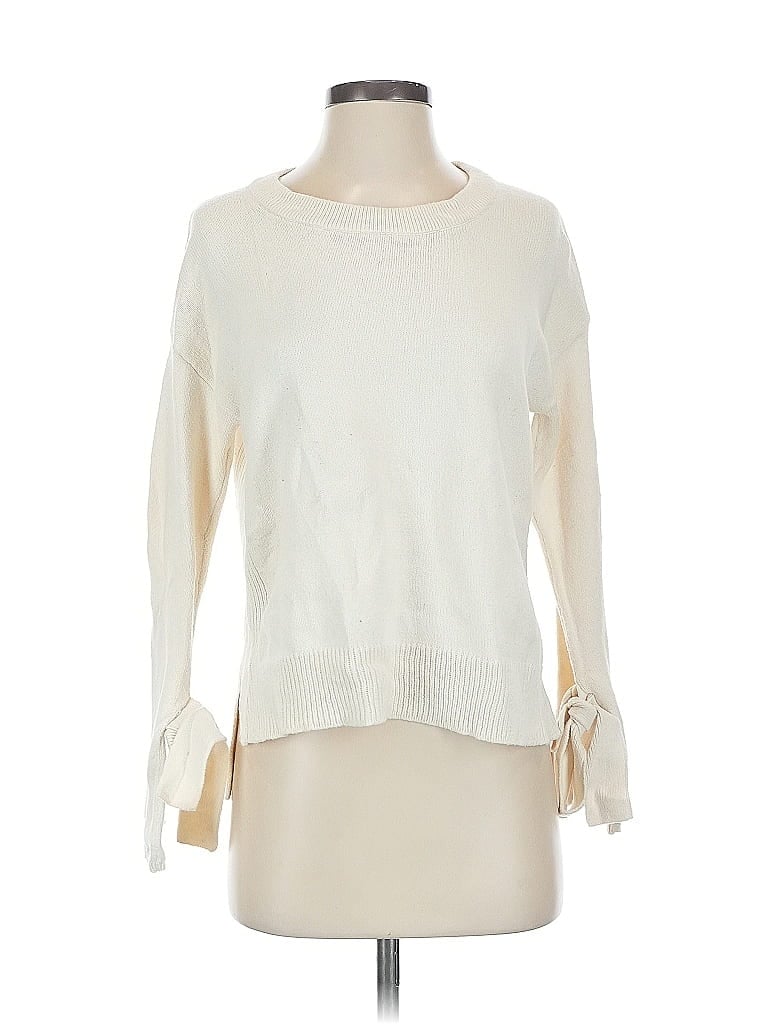 Pre-owned Madewell Pullover Sweater In White