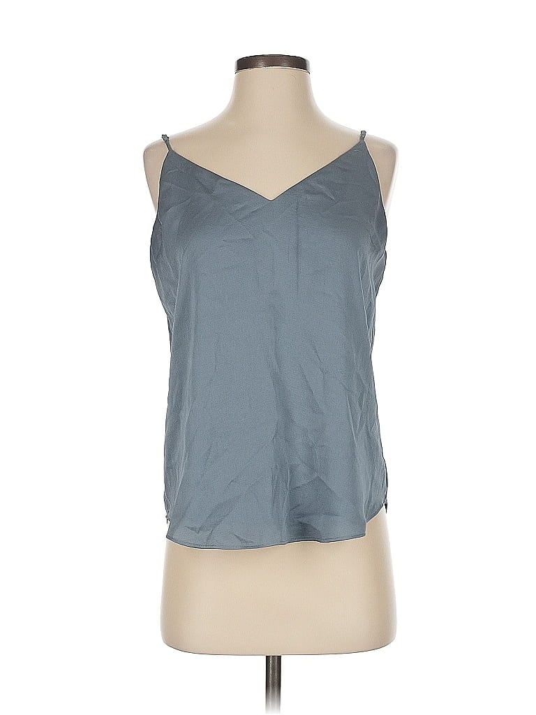 Pre-owned Express Sleeveless Blouse In Gray