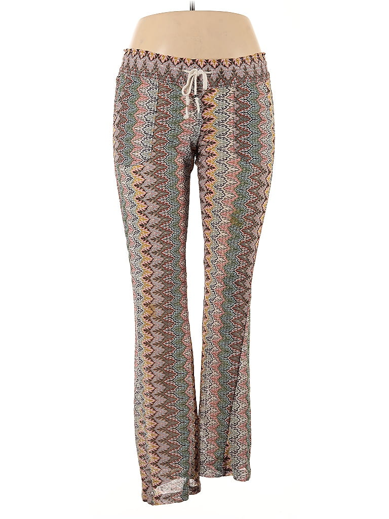 Pre-owned Roxy Casual Pants In Gold