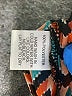 Olivia Moon 100% Polyester Chevron-herringbone Orange Teal 3/4 Sleeve Blouse Size M - photo 8