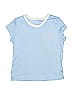 Reebok 100% Polyester Blue Short Sleeve Top Size 6 - photo 1