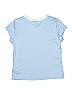 Reebok 100% Polyester Blue Short Sleeve Top Size 6 - photo 2
