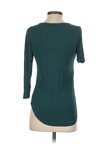 Bordeaux 3/4 Sleeve T-Shirt (view 2)