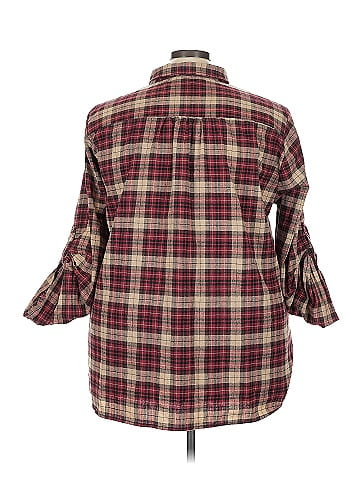 Glitzy Girlz 3/4 Sleeve Button-Down Shirt (view 2)