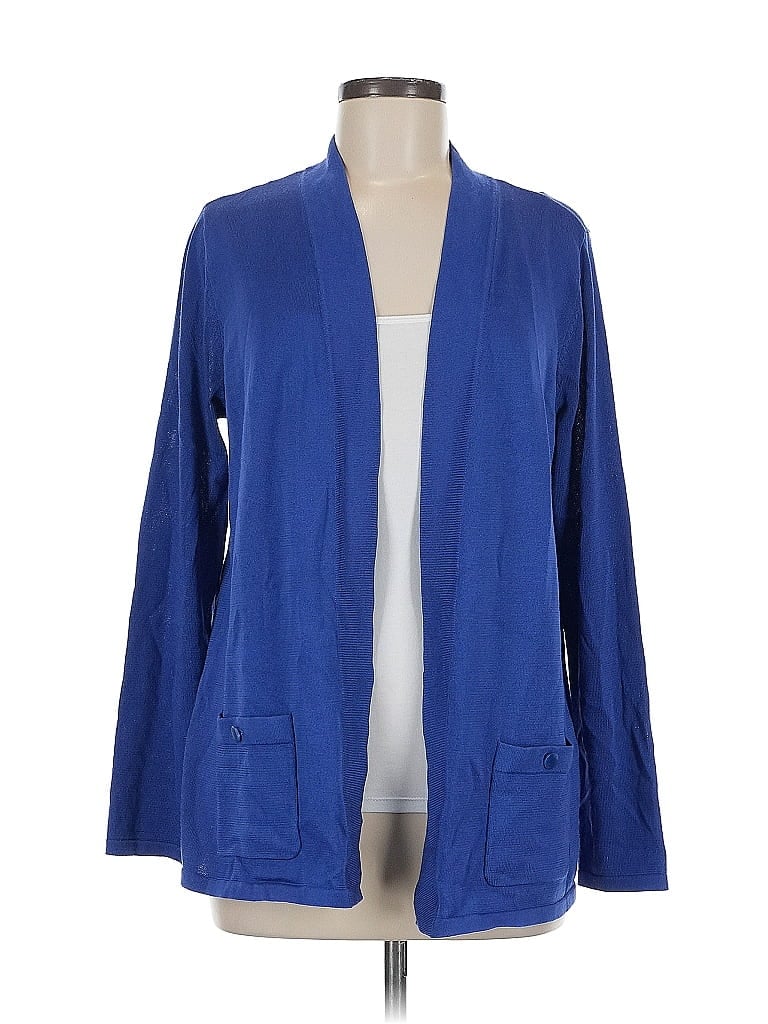 Pre-owned Anne Klein Blazer Jacket In Blue