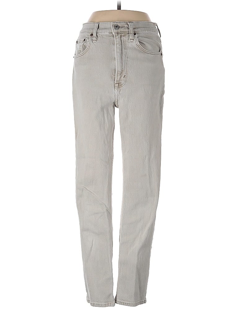 Pre-owned Abercrombie & Fitch Jeans In Gray