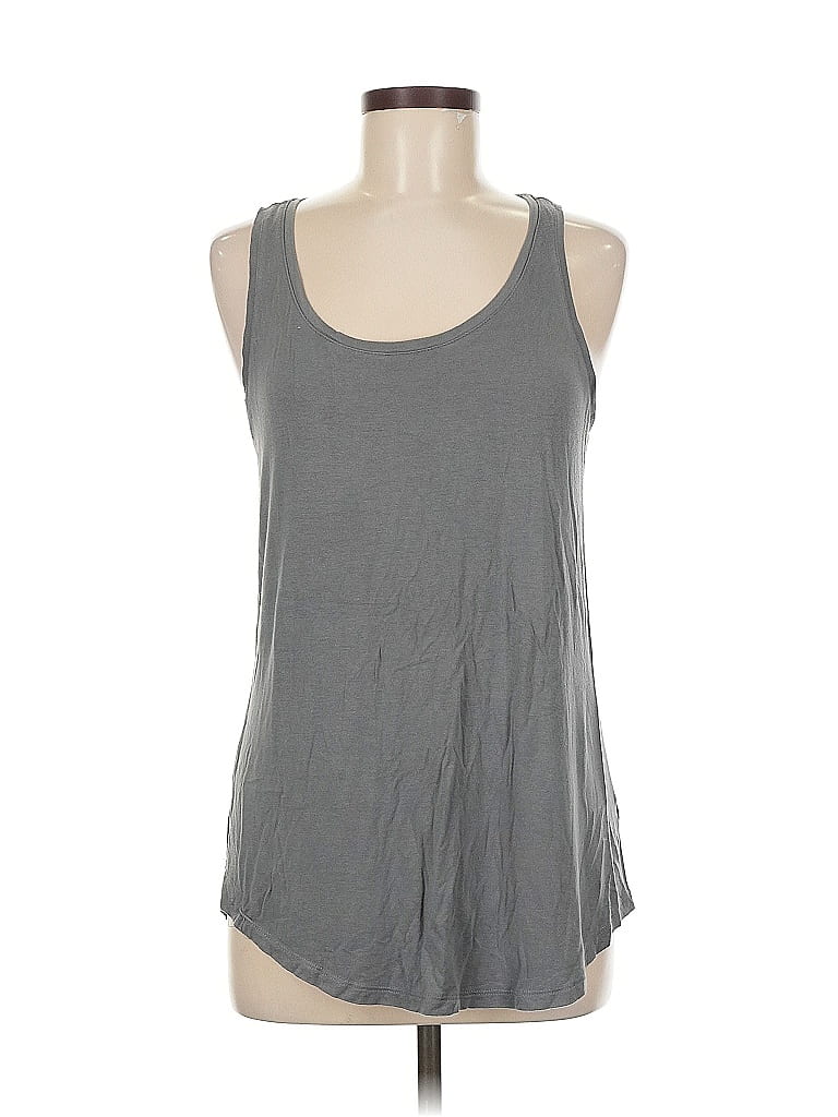 Pre-owned Old Navy Tank Top Gray Halter Neckline Tops
