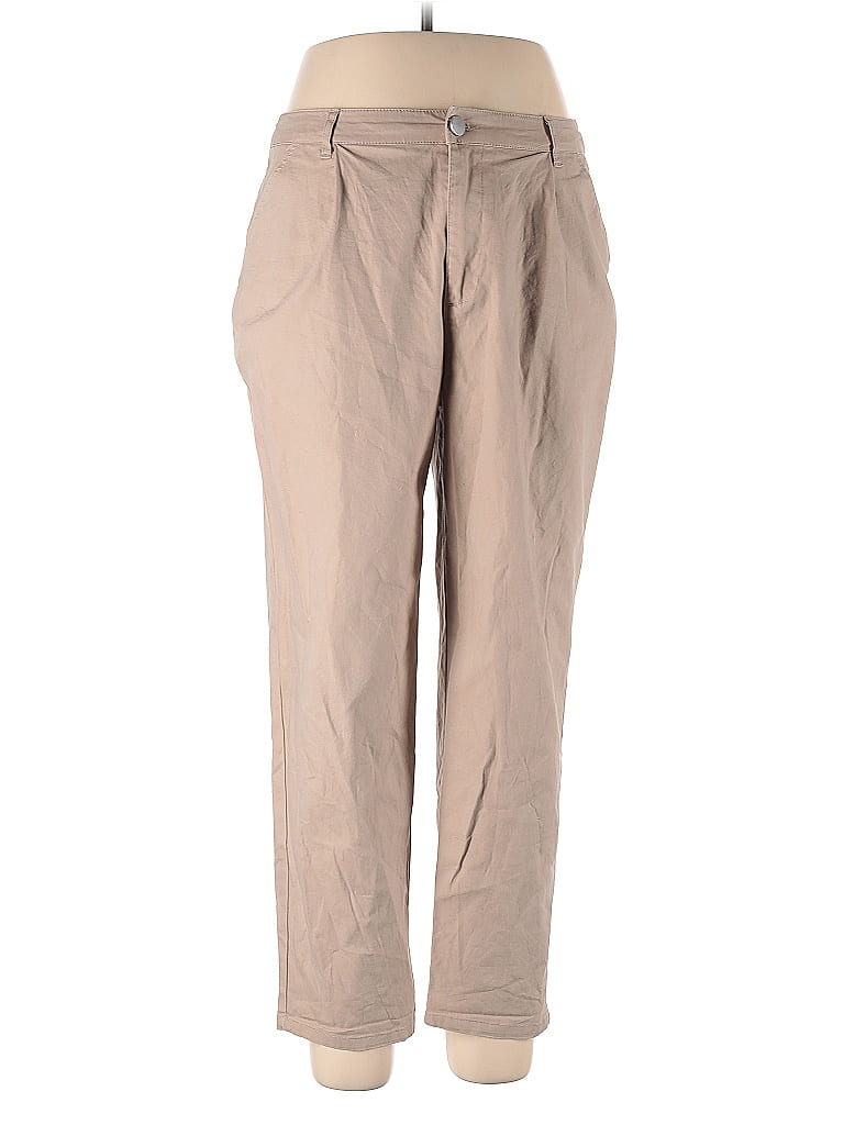 Pre-owned Asos Design Khaki Pant In Brown