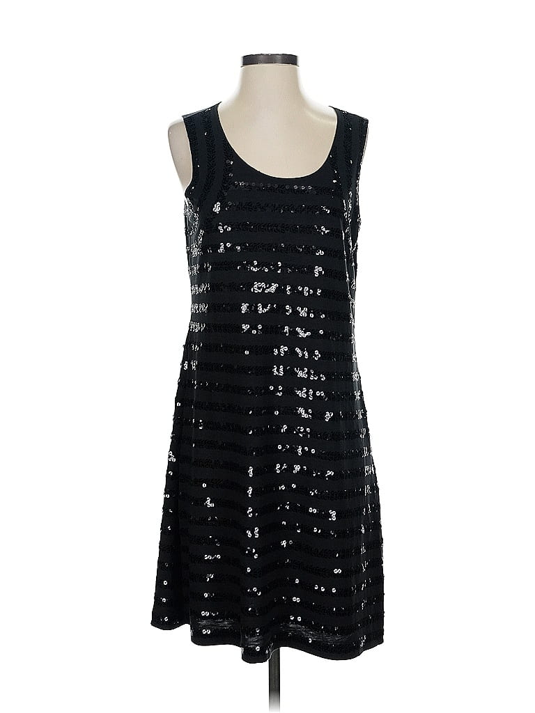 Pre-owned Garnet Hill Cocktail Dress In Black
