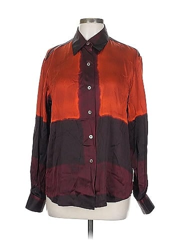 Linda Allard Ellen Tracy Long Sleeve Silk Top (view 1)