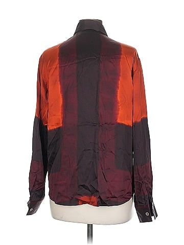 Linda Allard Ellen Tracy Long Sleeve Silk Top (view 2)