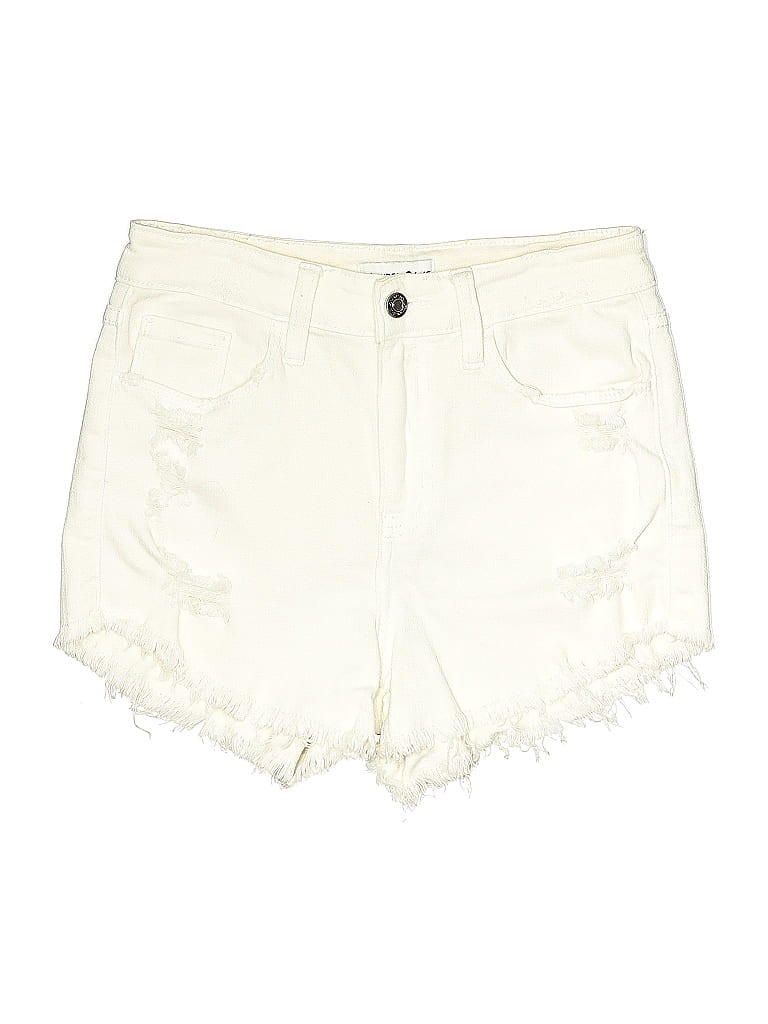 Click to view more detailed imagery on our partner's website Pre-owned Studio Blue Denim Shorts In White