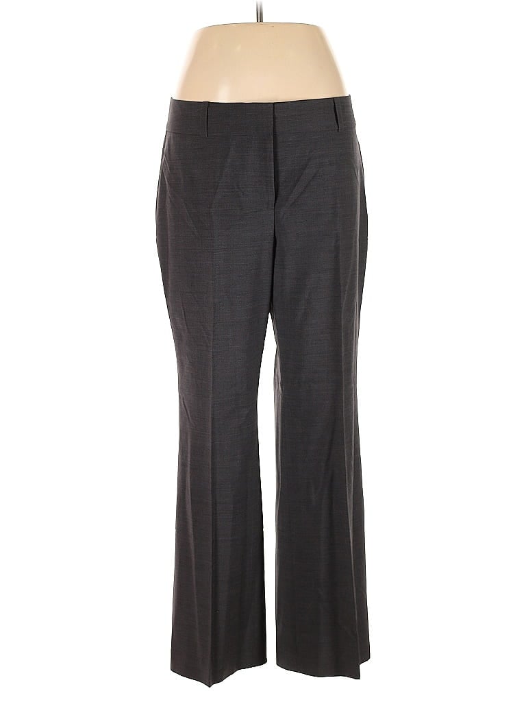 Pre-owned Ann Taylor Wool Pants In Gray