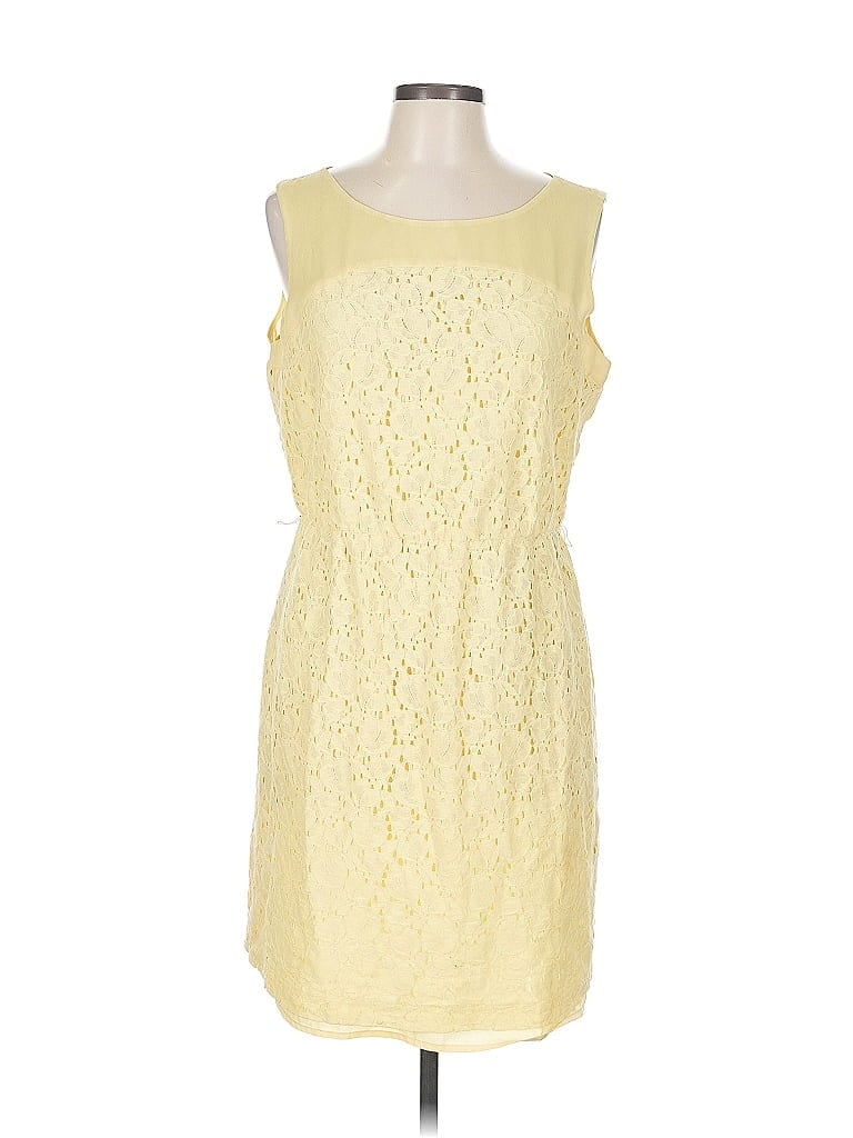 Pre-owned The Limited Cocktail Dress In Yellow