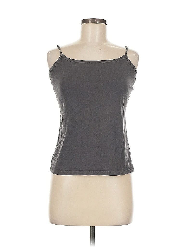 Pre-owned Ann Taylor Factory Tank Top Gray Strapless Neckline Tops