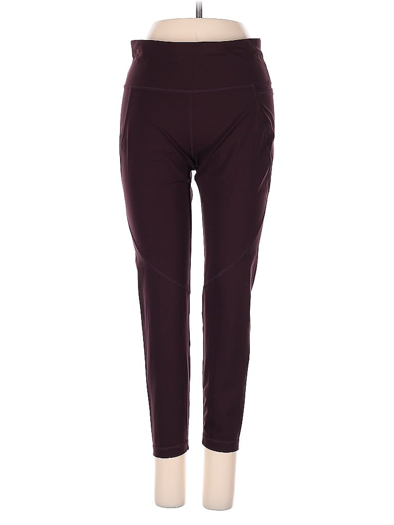 Pre-owned Sweaty Betty Active Pants In Burgundy
