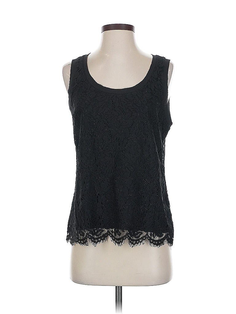 Pre-owned Banana Republic Sleeveless Blouse In Black