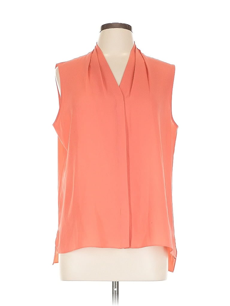 Pre-owned T Tahari Sleeveless Blouse In Red