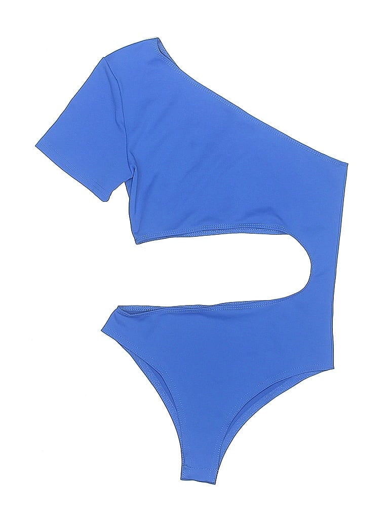 Pre-owned Edikted Bodysuit In Blue