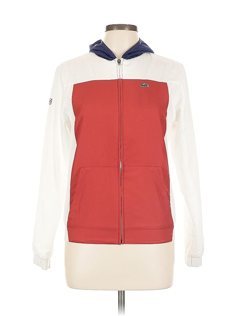 Pre-owned Lacoste Sport Track Jacket In Red