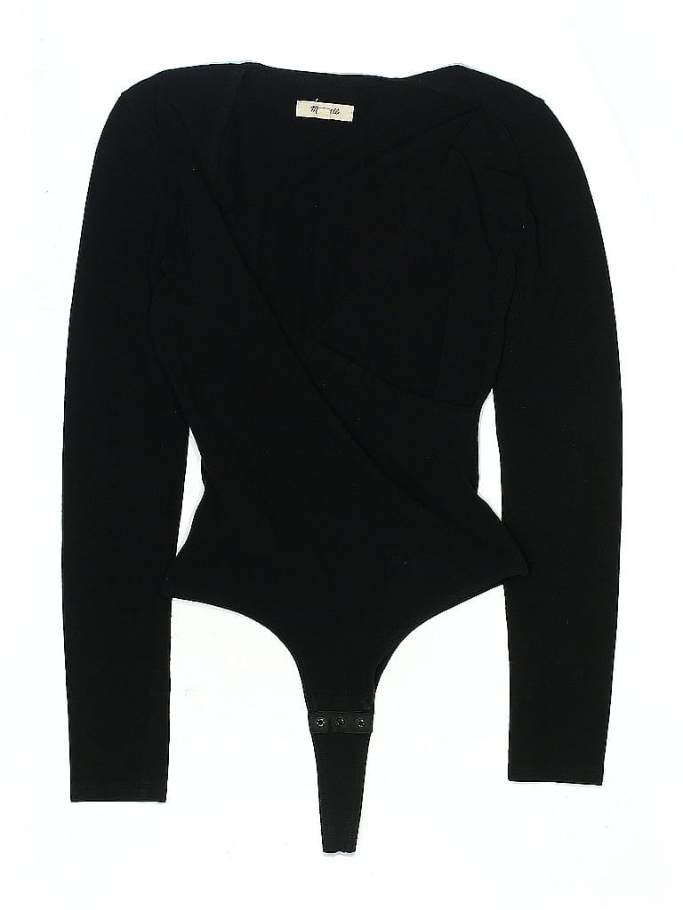 Pre-owned Madewell Bodysuit In Black