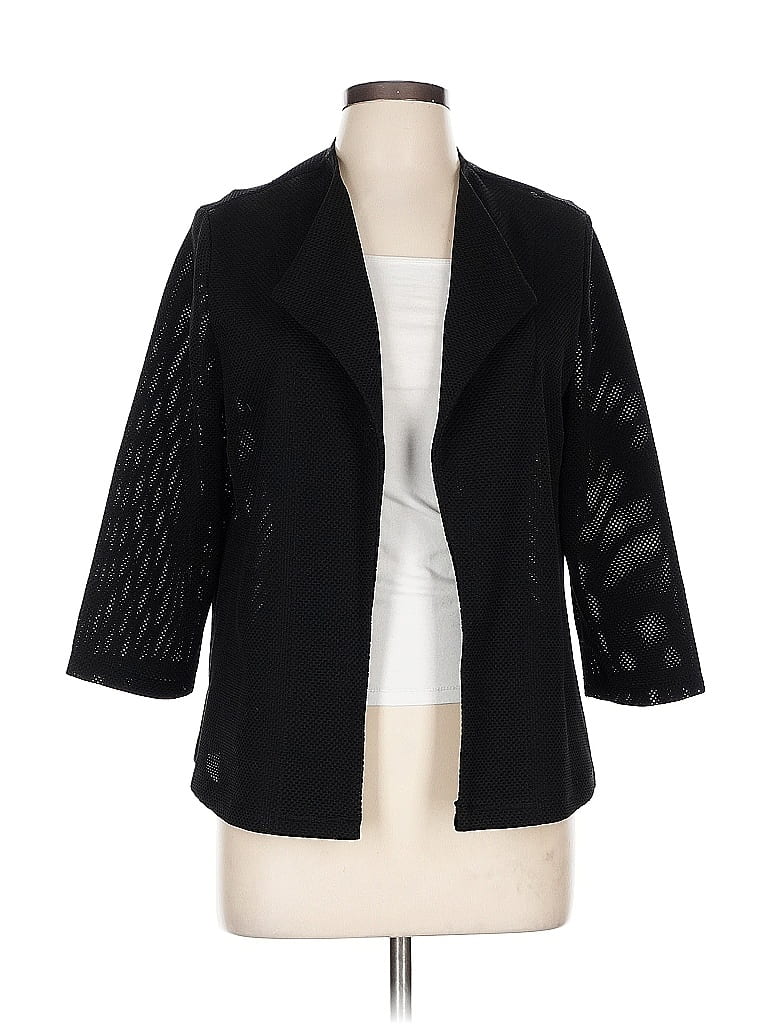 Pre-owned Assorted Brands Blazer Jacket In Black