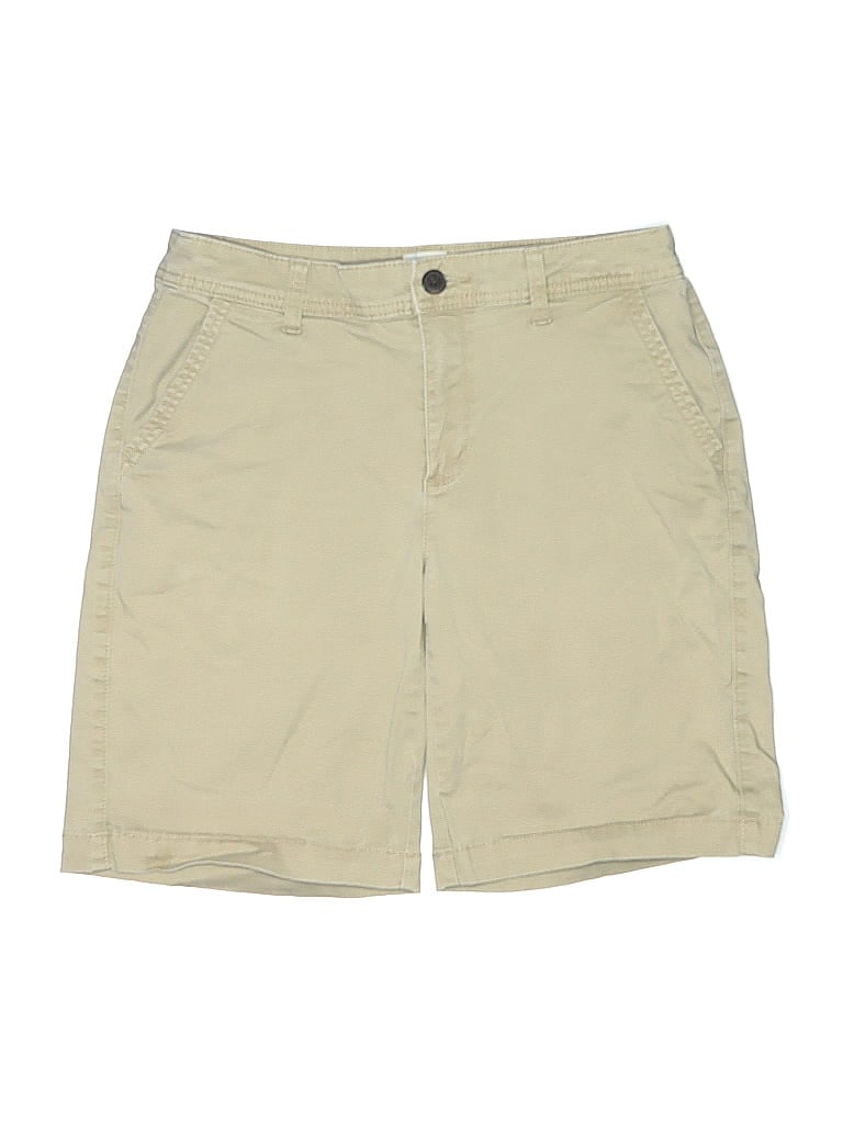 Pre-owned 7 For All Mankind Khaki Shorts In Brown
