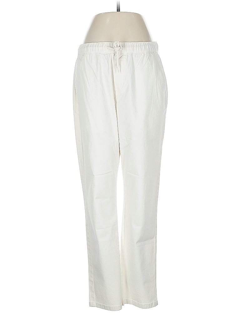 Pre-owned Asos Design Casual Pants In White
