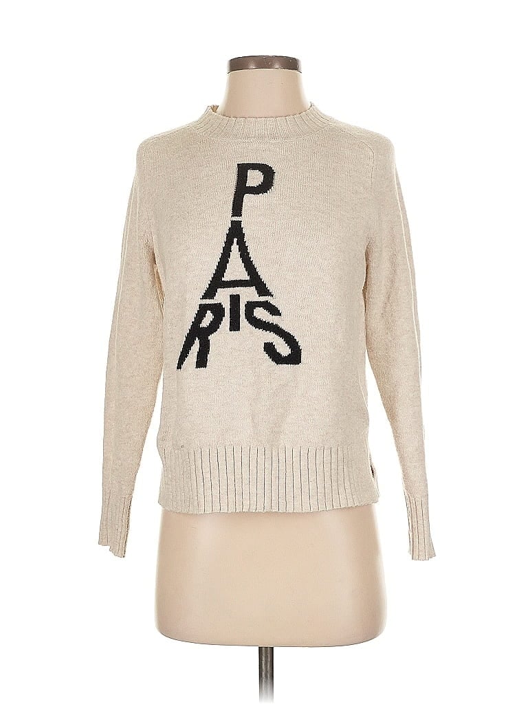 Pre-owned Ann Taylor Loft Pullover Sweater In Brown