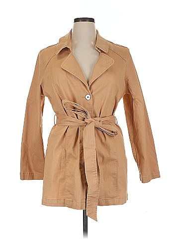 DG^2 by Diane Gilman Trenchcoat (view 1)