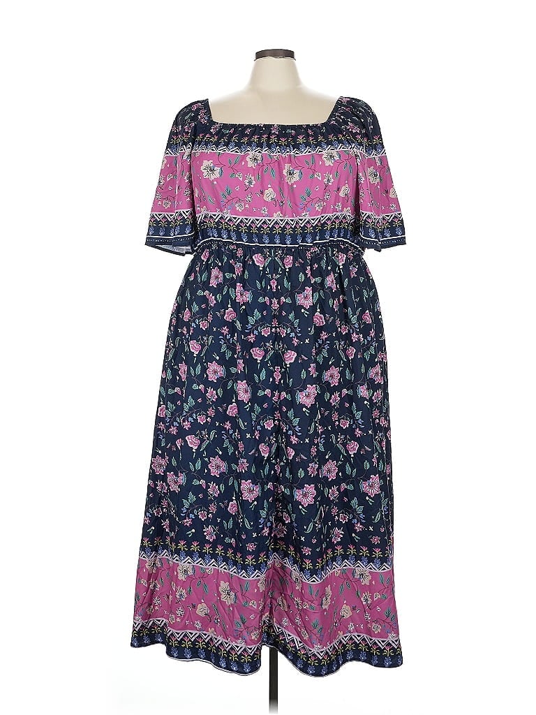 Pre-owned Bloomchic Casual Dress In Blue