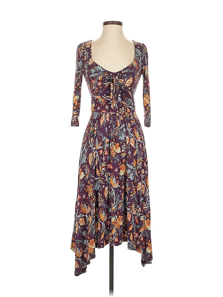 Pre-owned Maeve By Anthropologie Casual Dress In Purple