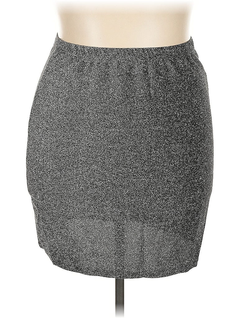 Pre-owned Wila Formal Skirt In Silver